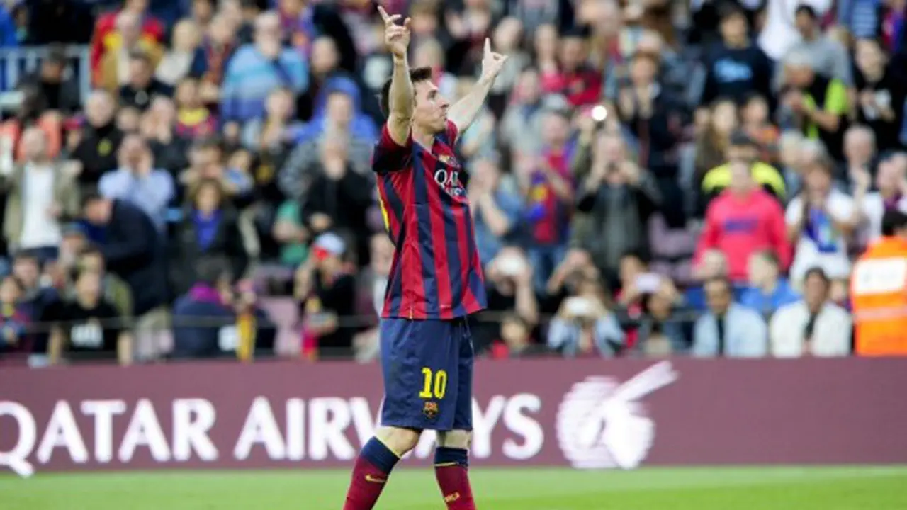 Messi Bergembira
