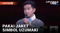 Gibran Pakai Jaket Simbol Klan Uzumaki dari Anime Naruto