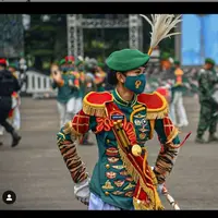 Seorang atlet lari nasional beralih profesi menjadi anggota TNI (instagram/christiantiemma)