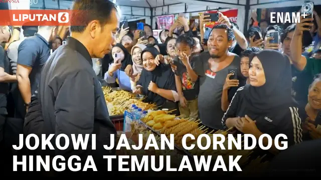 Jokowi Nikmati Malam Pergantian Tahun Baru di Kota Surakarta Sambil Jalan-Jalan di Pasar Pon