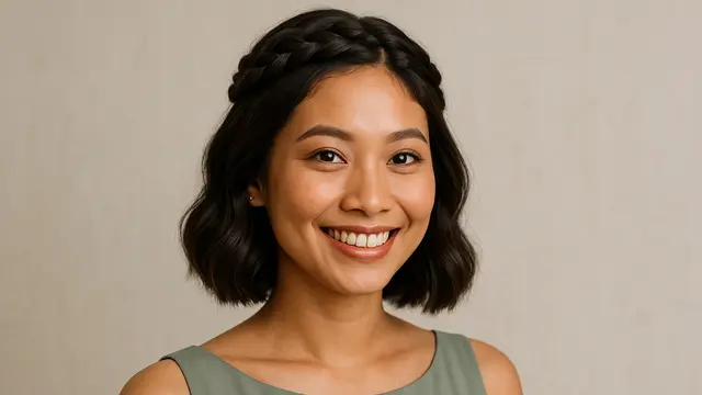 Ide Model Rambut Bridesmaid Pendek yang Sedang Tren di 2025/Ilustrasi AI