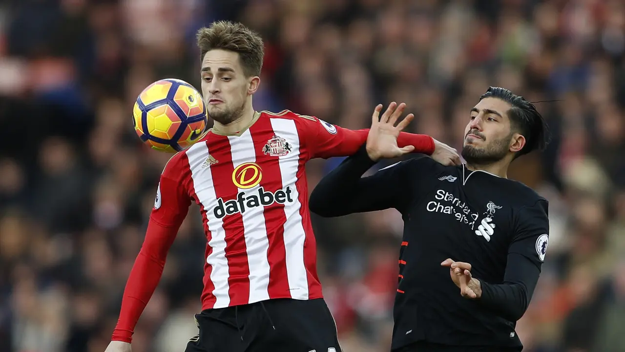 Adnan Januzaj, pemain Manchester United (MU) yang sedang dipinjamkan ke Sunderland