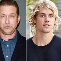 Ayah Hailey Baldwin sudah bereaksi mengenai kab ar pertunangan anaknya dan juga Justin Bieber.(Jason Mendez/startraksphoto.com; MEGA; Sara De Boer/startraksphoto.com/USMagazine)