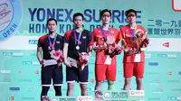 Ganda putra Indonesia Hendra Setiawan / Mohammad Ahsan menjadi runner up di Hong Kong Open 2019, Minggu (17/11/2019). (foto: PBSI)