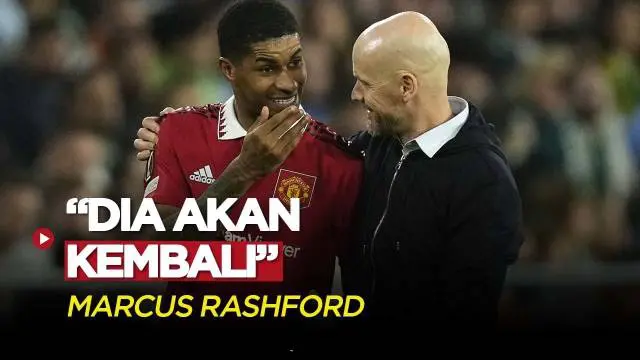 VIDEO: Tanggapan Erik ten Hag Soal Absennya Marcus Rashford Kontra Sevilla di Liga Europa