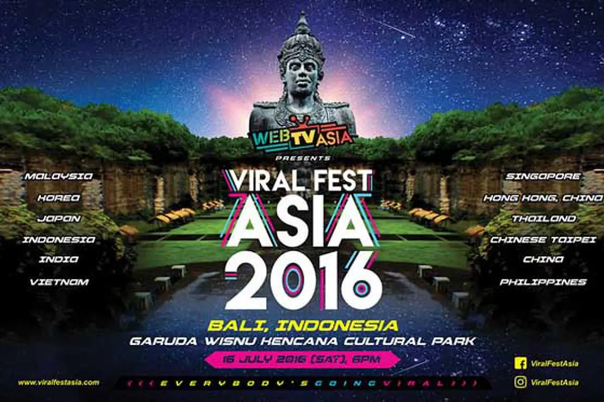 Menpar Arief Yahya Ramaikan Viral Fest Asia 2016