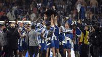 FC Porto resmi mengunci gelar juara Liga Portugal musim 2025/2026 pada Sabtu (02/05/2026) waktu setempat. (AFP/Miguel Riopa)