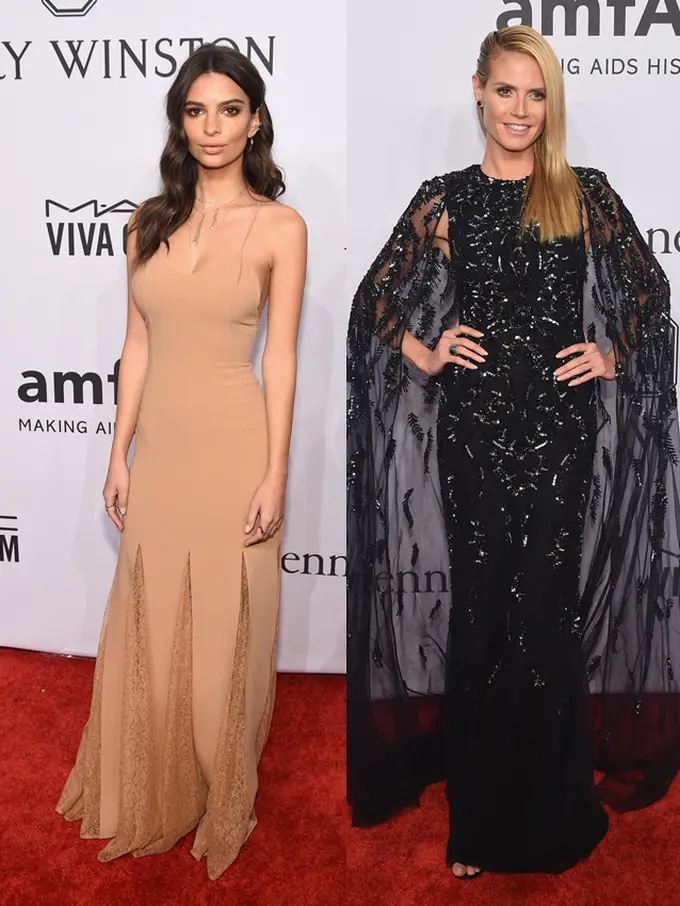 Emily Ratajkowski dan Heidi Klum
