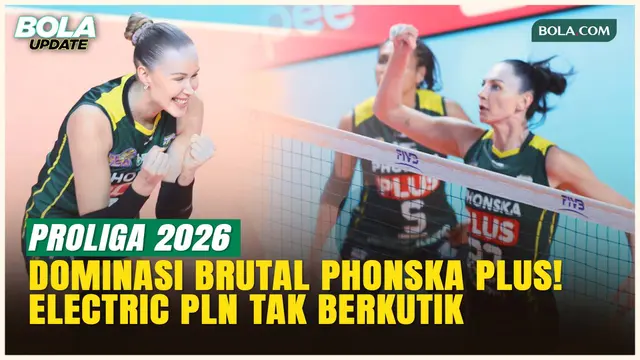 Tanpa Perlawanan! Gresik Phonska Plus Sapu Bersih Jakarta Electric PLN 3-0