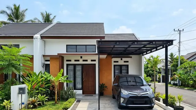 Rumah Subsidi dengan Carport yang Dapat Diperbesar