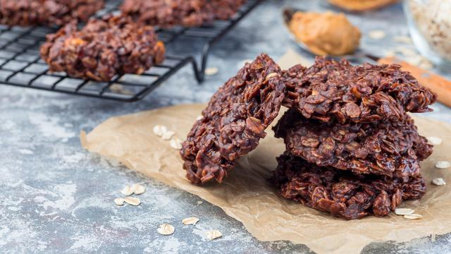 kue kering oatmeal coklat