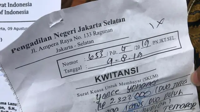 Bukti gugatan class action mati listrik massal