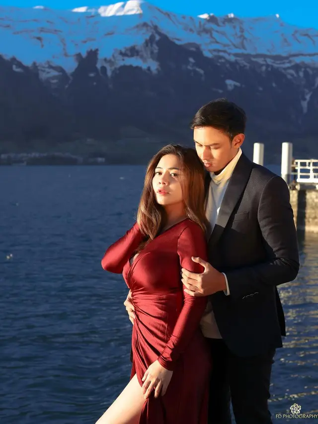 8 Potret Mesra Felicya Angelista dan Caesar Hito di Swiss, Curi Perhatian