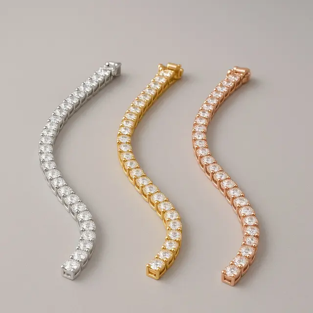 Model Gelang Tennis yang Klasik dan Mewah (Image by ChatGPT)