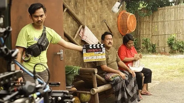 Suasana lokasi syuting film Akhir Kisah Cinta Si Doel. (Foto: Dok. Instagram akhirkisahcintasidoel)