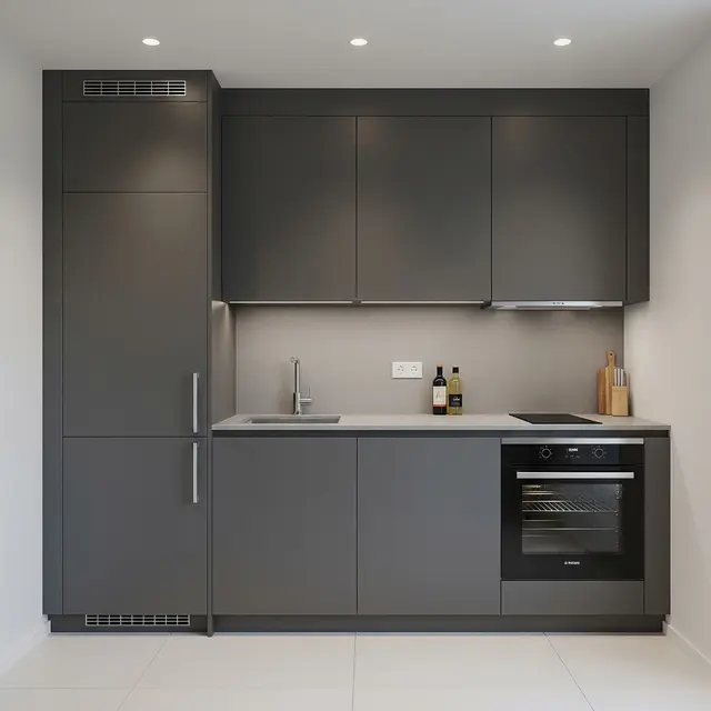 Desain Dapur Kecil yang Tidak Disukai Tikus (AI)