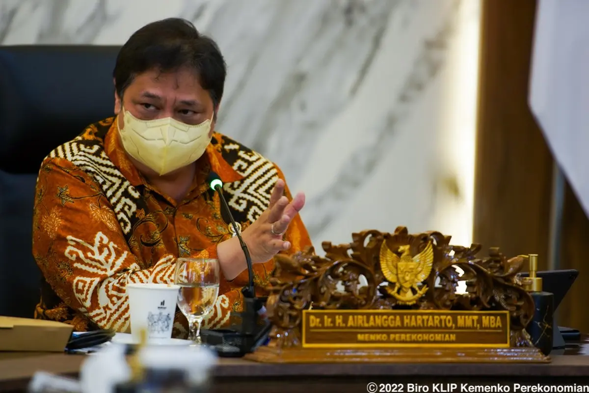 Menteri Koordinator Bidang Perekonomian, Airlangga Hartarto