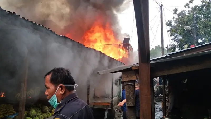 Kebakaran di Medan