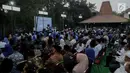 Partai Demokrat menggelar malam kontemplasi di kediaman Ketua Umum Susilo Bambang Yudhoyono, Puri Cikeas, Bogor, SSenin (9/9). Acara ini dalam rangka memperingati HUT ke-18 Partai Demokrat, hari lahir Susilo Bambang Yudhoyono (SBY), dan 100 hari kepergian Ani Yudhoyono. (Liputan6.com/Faizal Fanani)