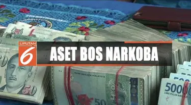 BNN mengungkapkan aset bos narkoba berupa rumah, mobil, dan emas senilai Rp 28 miliar.