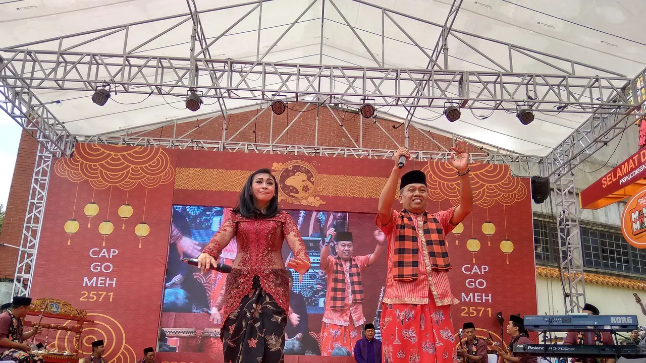Gambang Kromong Jadi Pengiring Musik di Puncak Cap Go Meh