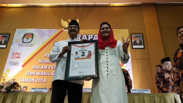 Gus Ipul-Puti. (Liputan6.com/Dian Kurniawan)