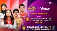 Live Streaming Opening Day Proliga 2026, Eksklusif di Vidio