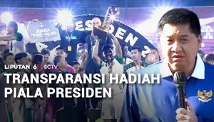 Transparansi Hadiah Piala Presiden