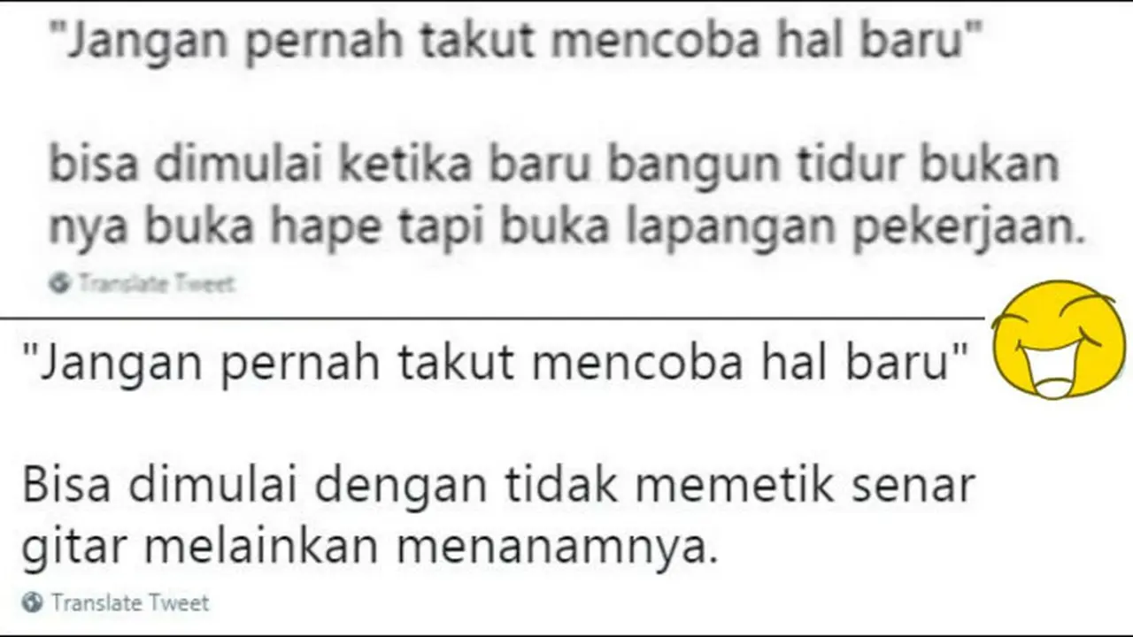 Alih-alih mencoba hal baru biasa aja, warganet menawarkan pilihan-pilihan yang anti-mainstream.