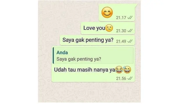 6 Chat Gebetan Bilang 'I Love You' Tapi Dicuekin Ini Bikin Nyesek
