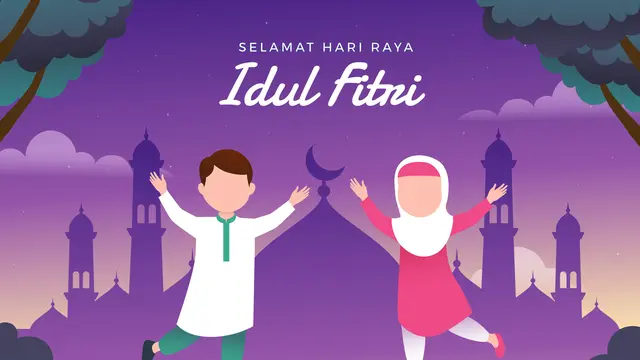 Ilustrasi Idul Fitri. Idulfitri, Lebaran