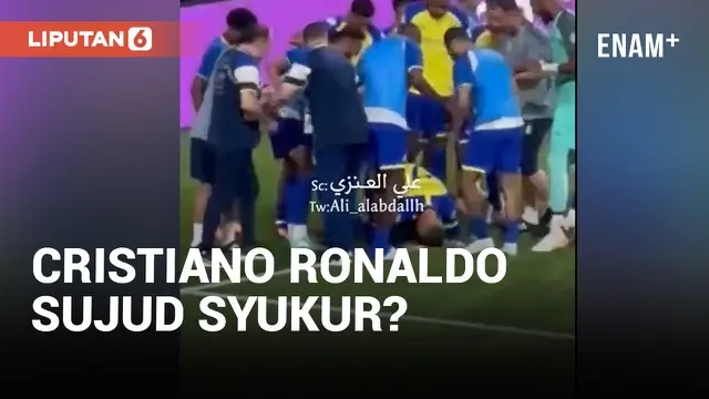 CRISTIANO RONALDO LAKUKAN SUJUD SYUKUR ATAS KEMENANGAN AL NASSR