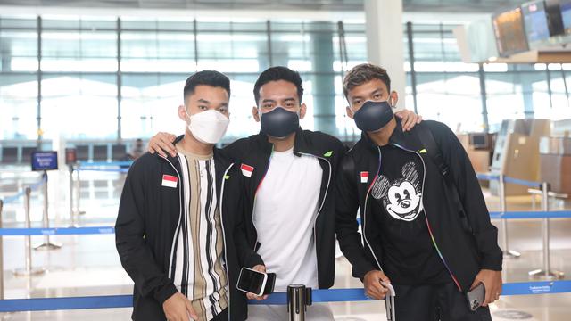 Skuad Tim Bulutangkis Indonesia untuk Kejuaraan Bulutangkis Asia Beregu 2022.