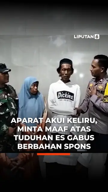 Aparat Akui Keliru, Minta Maaf Atas Tuduhan Es Gabus Berbahan Spons
