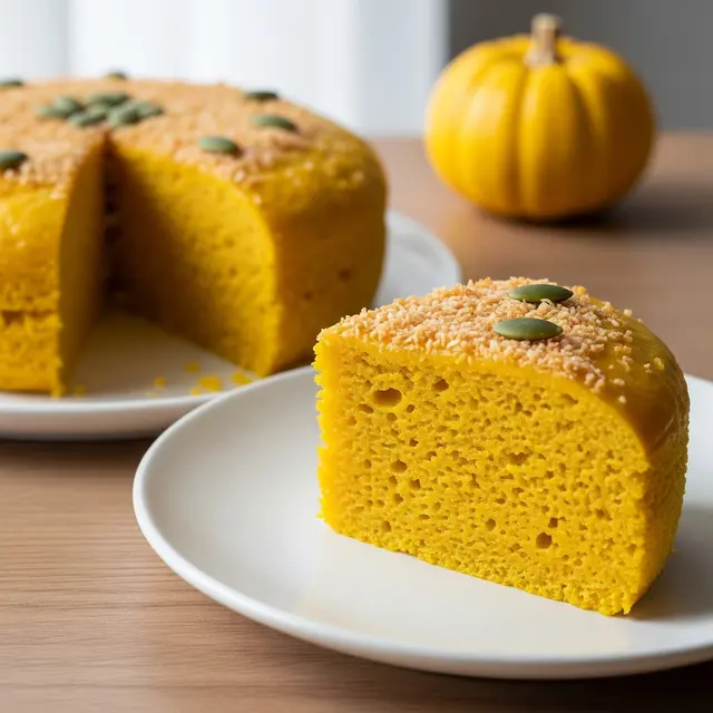 Kue Labu Kuning Kukus Tanpa Telur (Gemini AI)