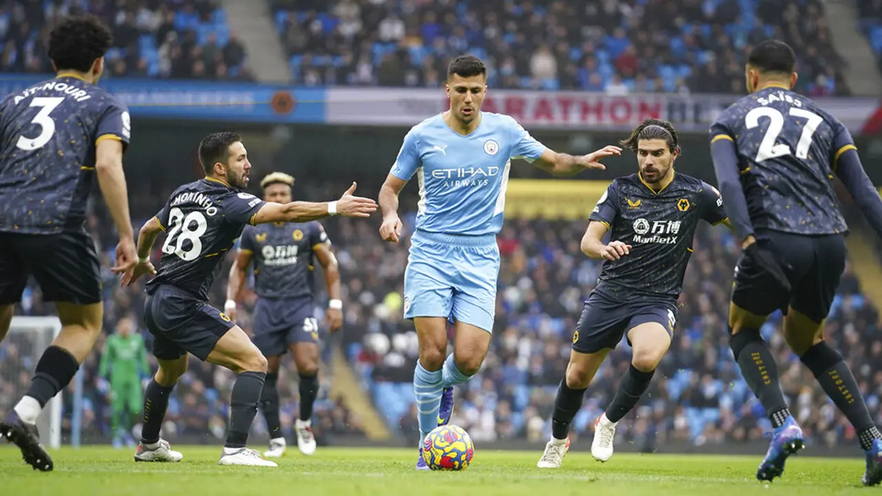 FOTO: Manchester City Mantap Puncaki Klasemen Usai Taklukkan Wolverhampton