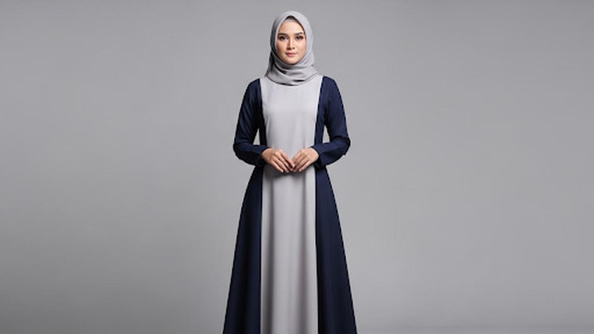 10 Rekomendasi Gamis Syar'i Potongan Clean yang Elegan dan Modis