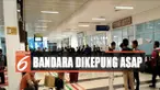 Ratusan penumpang dengan berbagai tujuan pun terpaksa harus bersabar menunggu kepastian jadwal penerbangan.