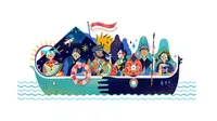 Google Doodle HUT ke-72 RI