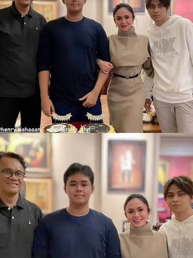 6 Momen Yuni Shara Rayakan Ulang Tahun Anak Bareng Mantan Suami, Kompak