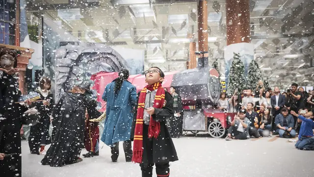 Nuansa Magis dalam Perayaan Tahun Baru di Bandara Changi, Mau Coba?