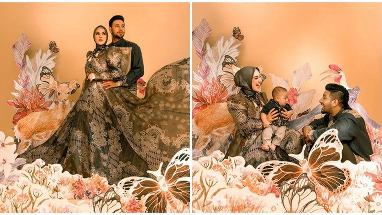 Kompak Banget, Intip 5 Potret Keluarga Ammar Zoni dan Irish Bella bertema Flora Fauna