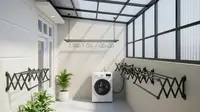 Trik Menyulap Halaman Sempit Jadi Tempat Jemur dan Relaxing Space yang Stylish