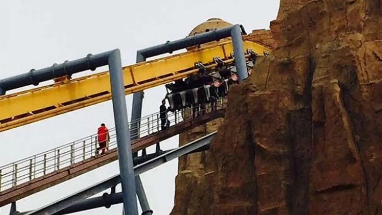 Ngeri, Seekor Burung Menjadi Penyebab Terhentinya Roller Coaster