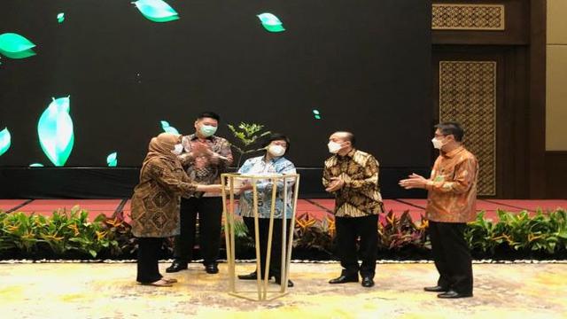 PT Indo Tambangraya Megah Tbk (ITMG) jadi mitra pemerintah dari badan swasta untuk membangun persemaian Mentawir Ibu Kota Negara (IKN) Nusantara. (Foto: Liputan6.com/Pipit I.R)