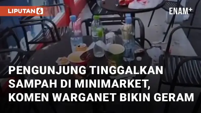 VIDEO: Viral Pengunjung Biarkan Sampah Berserakan di Minimarket, Komentar Warganet Ini Bikin Geram