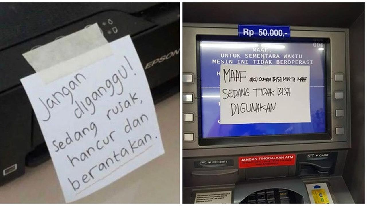 6 Potret Pemberitahuan Barang Rusak Sekalian Curhat Ini Bikin Tepuk Jidat