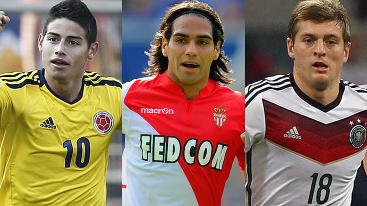 James Rodriguez, Radamel Falcao dan Toni Kroos