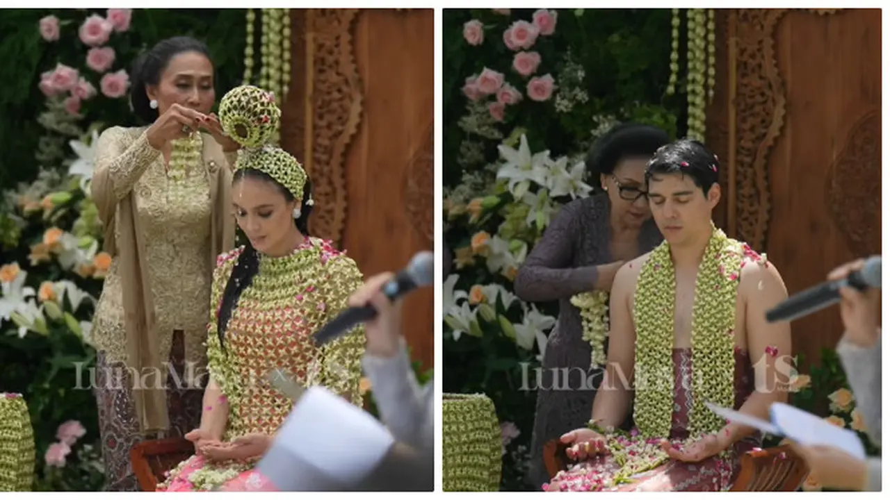9 Momen Siraman Luna Maya dan Maxime Bouttier,