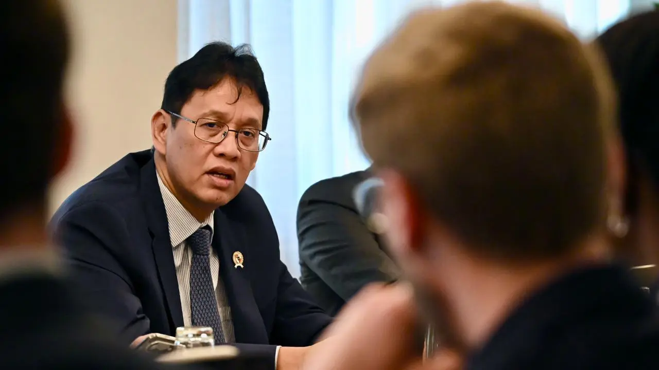 Menkeu Purbaya Yudhi Sadewa bertemu dengan IMF, Bank Dunia, lembaga pemeringkat internasional, serta 18 lembaga investasi global di Washington, DC, Amerika Serikat. (Foto: Bakom RI)